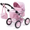 Carucior pentru papusi Bayer Trendy Pink Animal Print