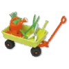 Carucior si set de unelte de gradinarit de jucarie
