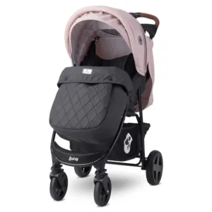 Carucior sport Daisy cu husa de picioare Black  Cameo Rose