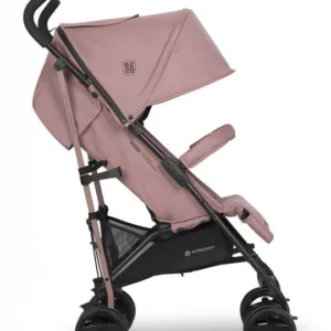 Carucior sport Euro Cart Ezzo cu pliere tip umbrela pozitie de somn si parasolar XXL Rose