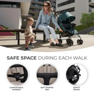 Carucior sport Kinderkraft Tik tip umbrela stone beige