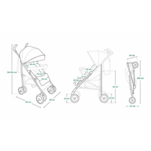 Carucior sport Lionelo Irma Dreamin