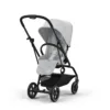 Carucior sport rotativ Cybex Gold Eezy S Twist+ 2 Fog Grey cu cadru Negru