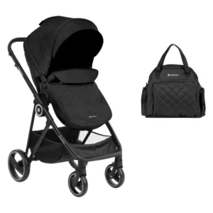 Carucior transformabil 2 in 1 KikkaBoo Gianni Black