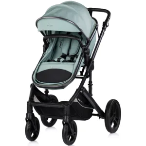 Carucior transformabil 2 in 1 pentru copii Chipolino Amore Matcha cu suspensii