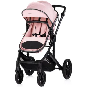 Carucior transformabil 2 in 1 pentru copii Chipolino Amore Powder Pink cu suspensii