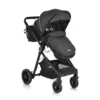 Carucior transformabil 2in1 Moni Rio Black pana la 22 kg