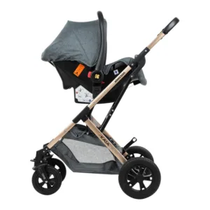 Carucior transformabil 3 in 1 KikkaBoo cu sezut reversibil