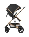 Carucior transformabil KikkaBoo 3in1 Amaia Black 2024 pana la 22kg