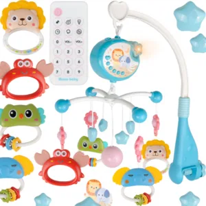 Carusel muzical cu rotire 360 de grade