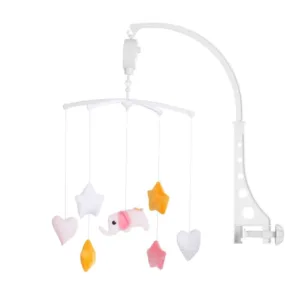Carusel muzical pentru patut Chipolino Pink Elephants