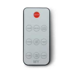 Carusel pentru patut copii Moni Penguin Pink cu telecomanda