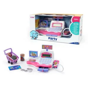 Casa de marcat cu cos de cumparaturi si accesorii Baoli Party