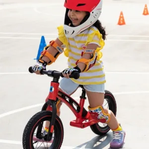 Casca Racing WhiteRed reglabila