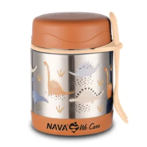 Caserola inox Nava We care Dino Brown 350 ml