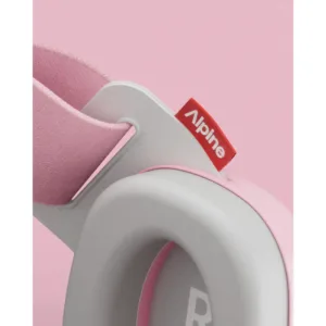 Casti antifonice pentru bebelusi si copii pana la 4 ani ofera protectie auditiva ALPINE Muffy Baby Rose Pink ALP29642