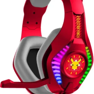 Casti gaming pentru copii OTL Pro G5 Pokemon Electric Rosii