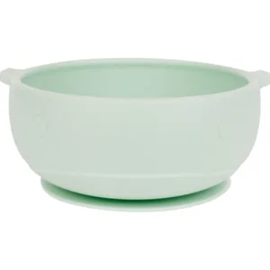 Castron din silicon KikkaBoo cu ventuza Whale Mint