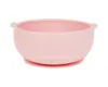 Castron din silicon KikkaBoo cu ventuza Whale Pink