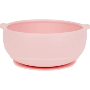 Castron din silicon KikkaBoo cu ventuza Whale Pink