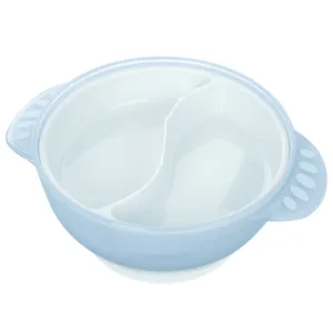 Castron multifunctional cu ventuza si tacamuri incluse 4in1 KikkaBoo Feed-me-up Blue