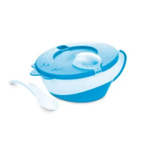 Castronas cu lingura 350 ml Canpol blue