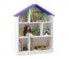 Casuta biblioteca din lemn BookHouse Iris Purple 130 x 96 x 30 cm