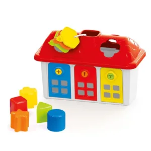 Casuta cu forme de sortare Dolu Happy House 8 piese