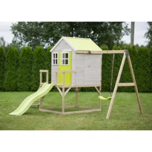 Casuta de gradina Lime Lodge cu platforma