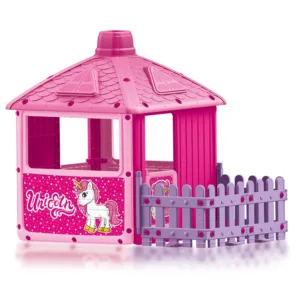 Casuta de gradina cu gard Dolu Unicorn 135x156x104
