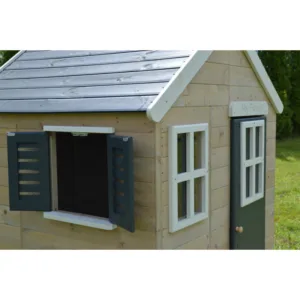 Casuta de gradina grey Lodge cu platforma