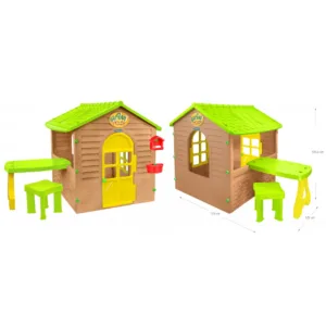 Casuta de joaca MochToys pentru copii cu masuta