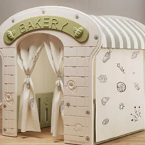 Casuta de joaca pentru copii Nichiduta Garden Green Bakery