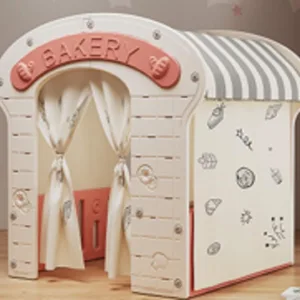 Casuta de joaca pentru copii Nichiduta Garden Pink Bakery