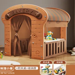 Casuta de joaca pentru copii Nichiduta Graden brown Bakery