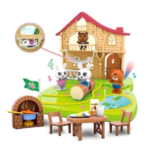 Casuta din padure cu figurine Ocie