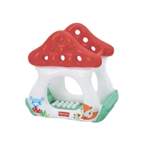 Casuta gonflabila sub forma de ciuperca Bestway Fisher Price 107x91x110 cm
