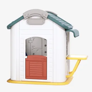 Casuta pentru copii Nichiduta cu leagan si tobogan Toy House