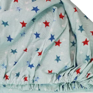 Cearceaf Stelute somnoroase KidsDecor cu elastic din bumbac 52x95 cm