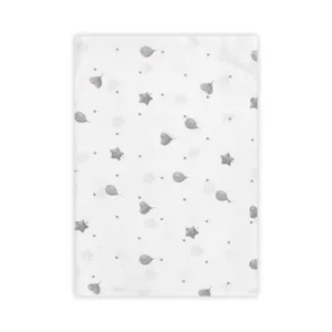Cearceaf bumbac ranforce 100 x 150 cm Train Grey