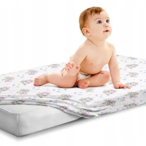 Cearceaf cu banda elastica pentru pat copii dimensiune 140 x 70 cm