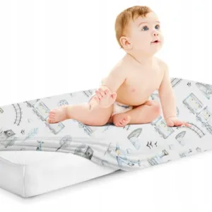 Cearceaf cu banda elastica pentru pat copii dimensiune 140 x 70cm