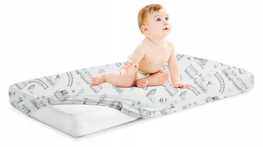 Cearceaf cu banda elastica pentru pat copii dimensiune 140 x 70cm