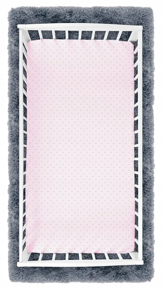 Cearceaf cu banda elastica pentru pat copii dimensiune 140x70 cm