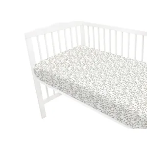 Cearceaf cu elastic MimiNu Premium pentru patut 120x60 cm Meadow