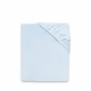 Cearceaf cu elastic MimiNu pentru pat 160x80 cm din terry Light Blue