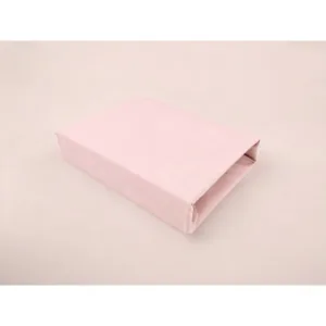 Cearceaf cu elastic Qmini pentru patut co-sleeper Aurora 76x43 cm powder pink