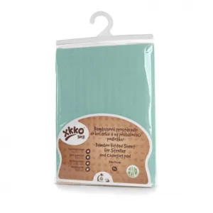 Cearceaf cu elastic din bambus 50x70 cm mint XKKO