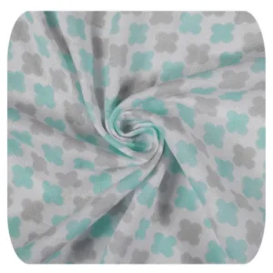 Cearceaf cu elastic din bambus 60x120 cm Mint Cross XKKO