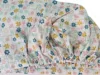 Cearceaf cu elastic patut bebelus 60x85 cm imprimat cu Floricele jucause